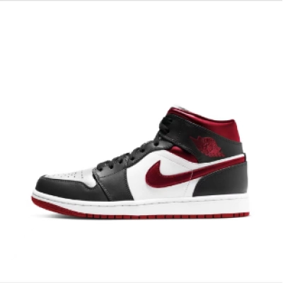EM Sneakers Jordan 1 Mid Gym Red Black White 01
