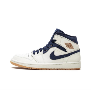 EM Sneakers Jordan 1 Mid Iridescent Reflective White