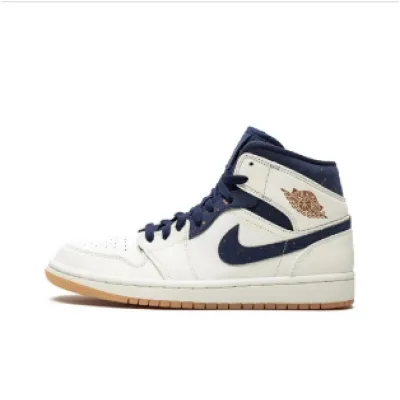 EM Sneakers Jordan 1 Mid Iridescent Reflective White 01