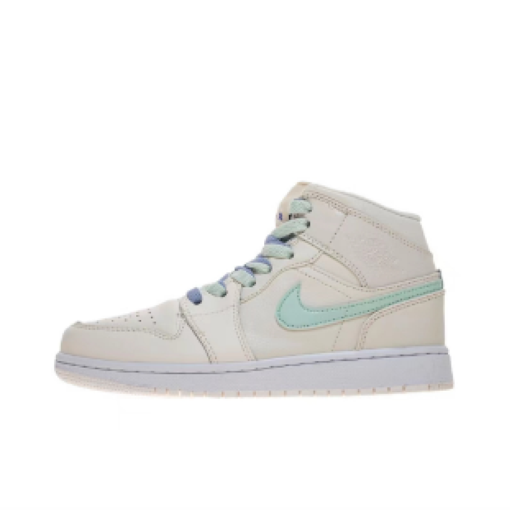 EM Sneakers Jordan 1 Mid Multi-Color Swoosh Phantom