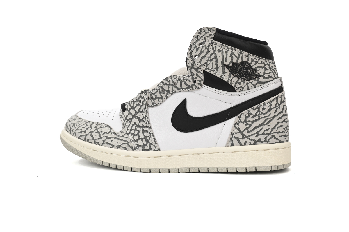 EM Sneakers Jordan 1 Retro High OG White Cement