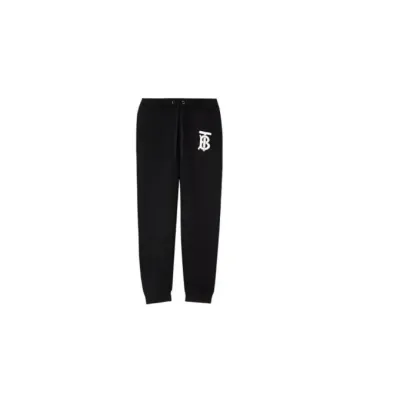 EM Sneakers Burberry Cotton Jogging Pants  Black 01