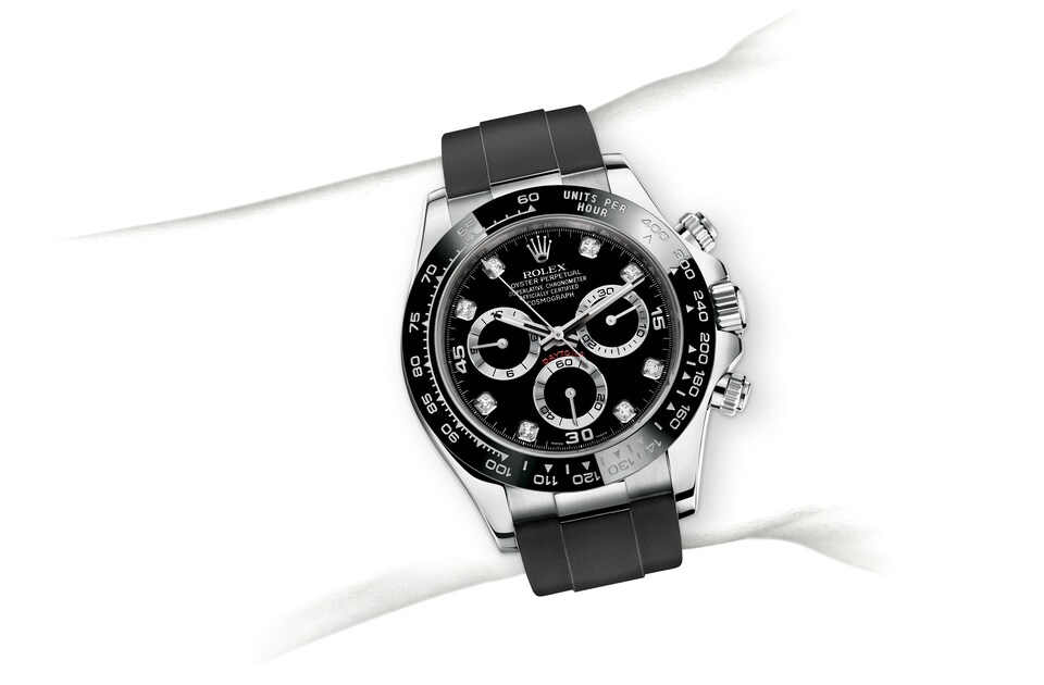 EM Sneakers Rolex Cosmograph Daytona 116519LN White Gold