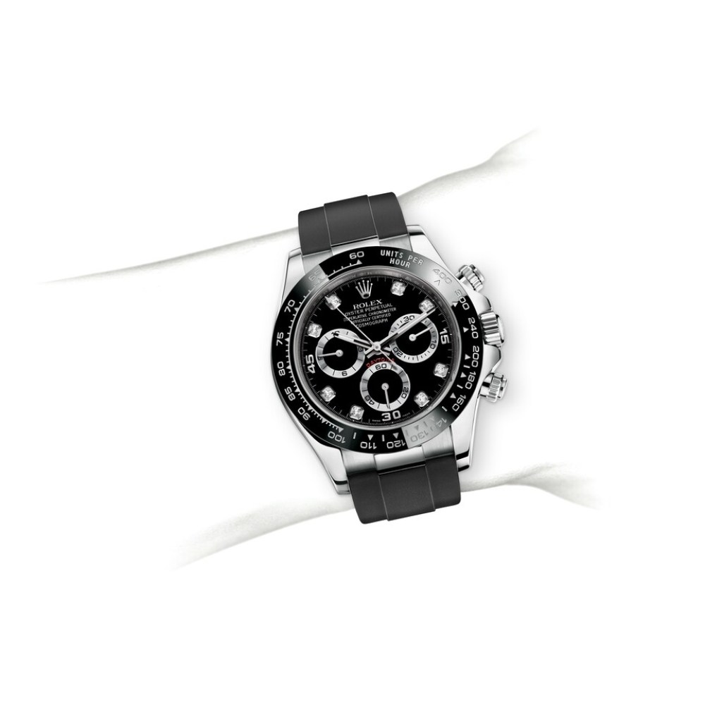 EM Sneakers Rolex Cosmograph Daytona 116519LN White Gold