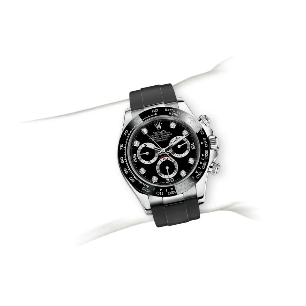 EM Sneakers Rolex Cosmograph Daytona 116519LN White Gold