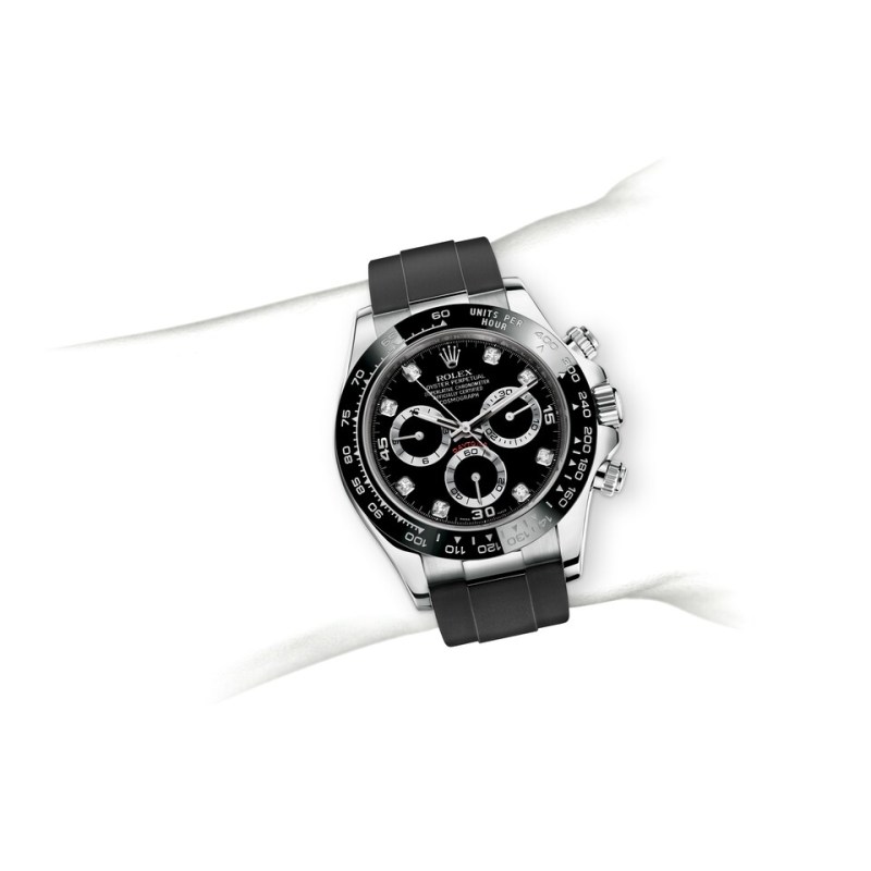 EM Sneakers Rolex Cosmograph Daytona 116519LN White Gold
