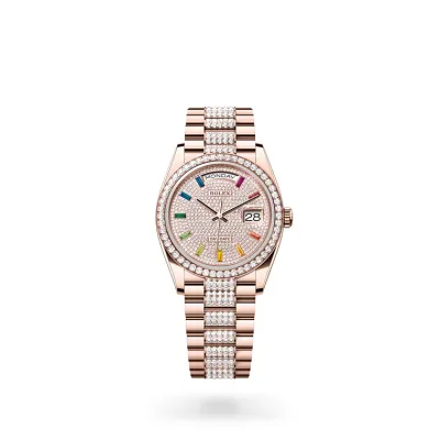EM Sneakers Rolex Day-Date 128345RBR Diamond Dial 01