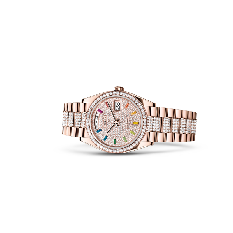 EM Sneakers Rolex Day-Date 128345RBR Diamond Dial