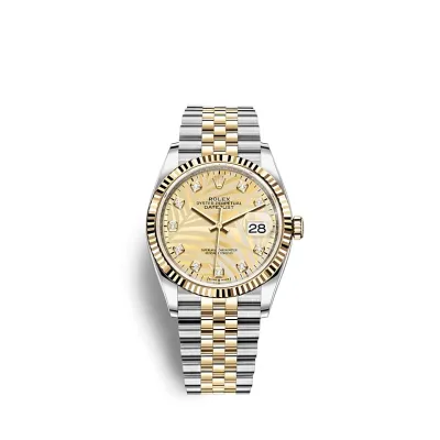 EM Sneakers Rolex Datejust 126233 Gold Diamond Dial 01