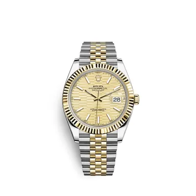 EM Sneakers Rolex Datejust 126333 Gold Dial 01