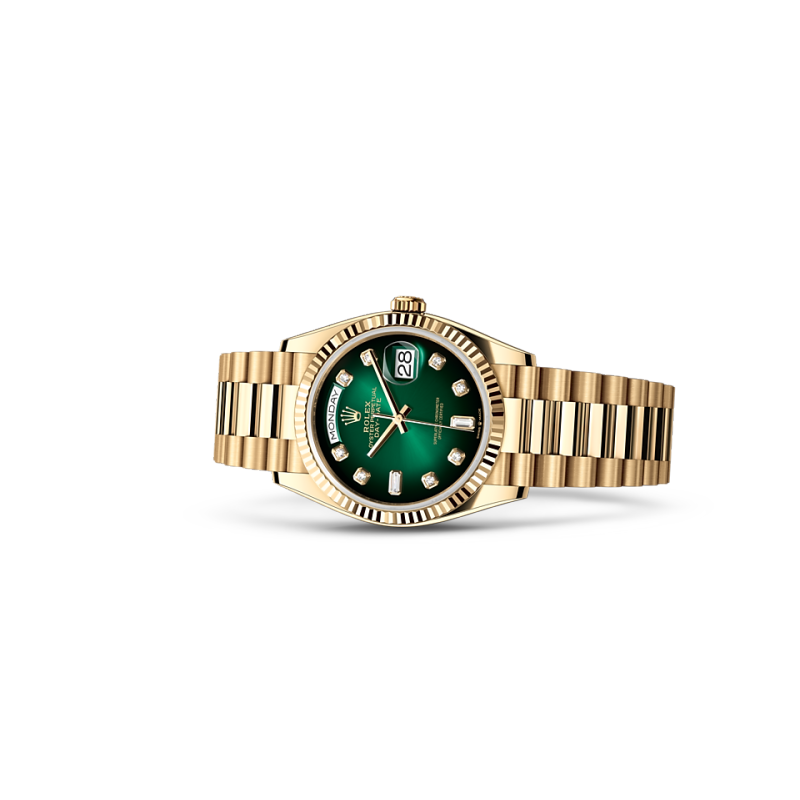 EM Sneakers Rolex Day-Date 128238 Green Dial