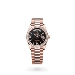 EM Sneakers Rolex Day-Date 128345RBR Hematite Quartz Dial