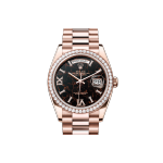 EM Sneakers Rolex Day-Date 128345RBR Hematite Quartz Dial