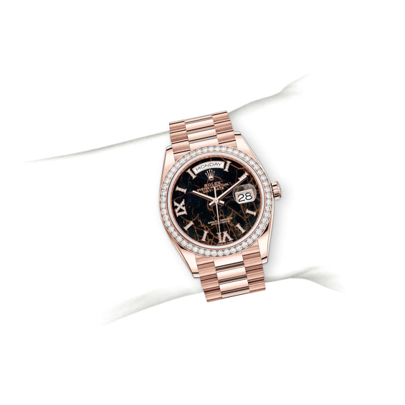EM Sneakers Rolex Day-Date 128345RBR Hematite Quartz Dial