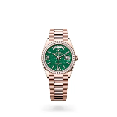 EM Sneakers Rolex Day-Date 128345RBR Green Dial 01