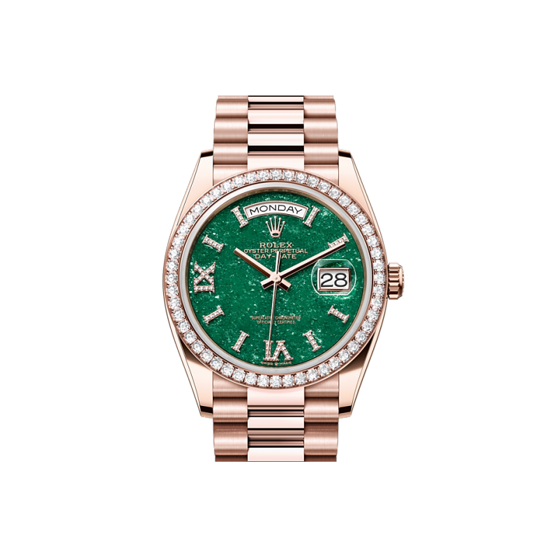EM Sneakers Rolex Day-Date 128345RBR Green Dial