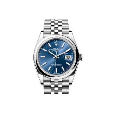 EM Sneakers Rolex Datejust 36 Oyster-36 mm-Oystersteel Blue Dial 01