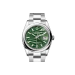 EM Sneakers Rolex Datejust 36 Oyster-36 mm-Oystersteel Green Dial