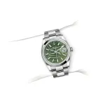 EM Sneakers Rolex Datejust 36 Oyster-36 mm-Oystersteel Green Dial