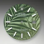 EM Sneakers Rolex Datejust 36 Oyster-36 mm-Oystersteel Green Dial