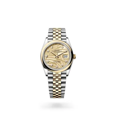 EM Sneakers Rolex Datejust 126203 Gold Diamond-Set Dial 01