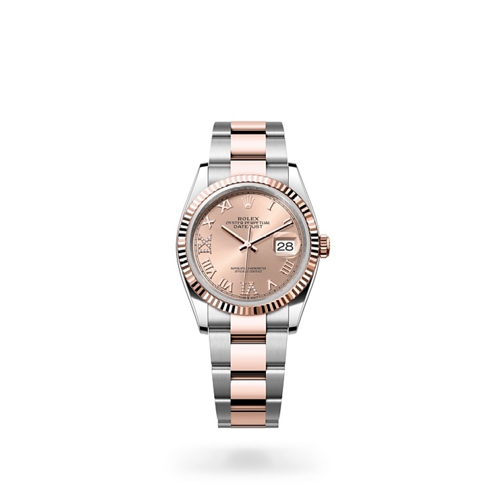 EM Sneakers Rolex Datejust 126231 Rose Gold Dial