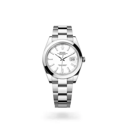 EM Sneakers Rolex Datejust 126300 White Dial 01