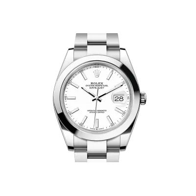 EM Sneakers Rolex Datejust 126300 White Dial 02