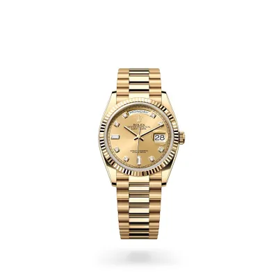 EM Sneakers Rolex Day-Date 128238 Champagne Dial 01