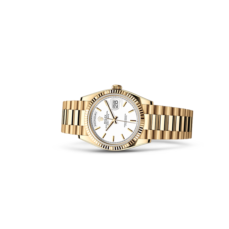 EM Sneakers Rolex Day-Date 128238 White Dial