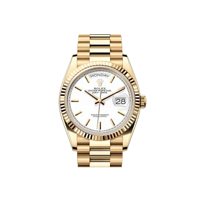 EM Sneakers Rolex Day-Date 128238 White Dial 02