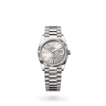 EM Sneakers Rolex Day-Date 128239 Silver Dial