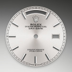 EM Sneakers Rolex Day-Date 128239 Silver Dial