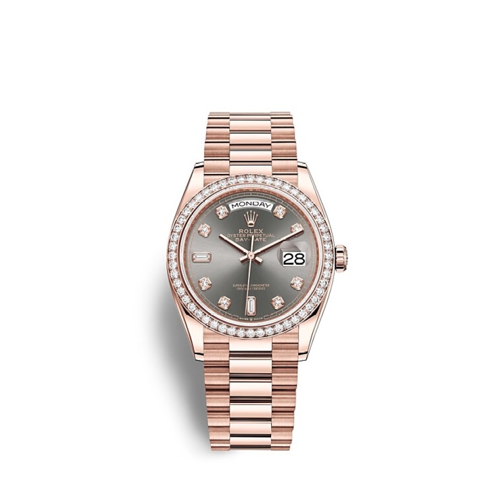 EM Sneakers Rolex Day-Date 128345RBR Grey Dial