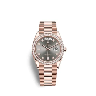 EM Sneakers Rolex Day-Date 128345RBR Grey Dial 01