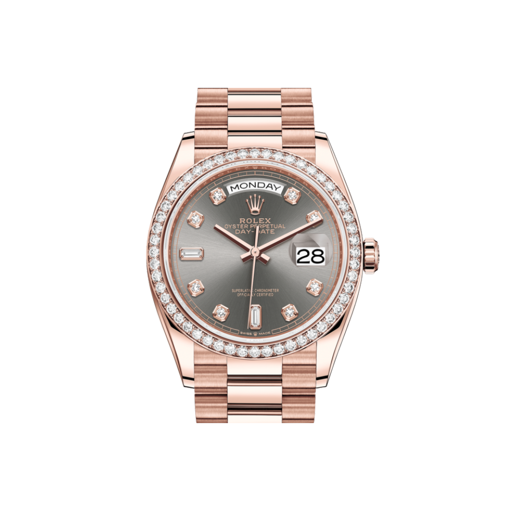 EM Sneakers Rolex Day-Date 128345RBR Grey Dial