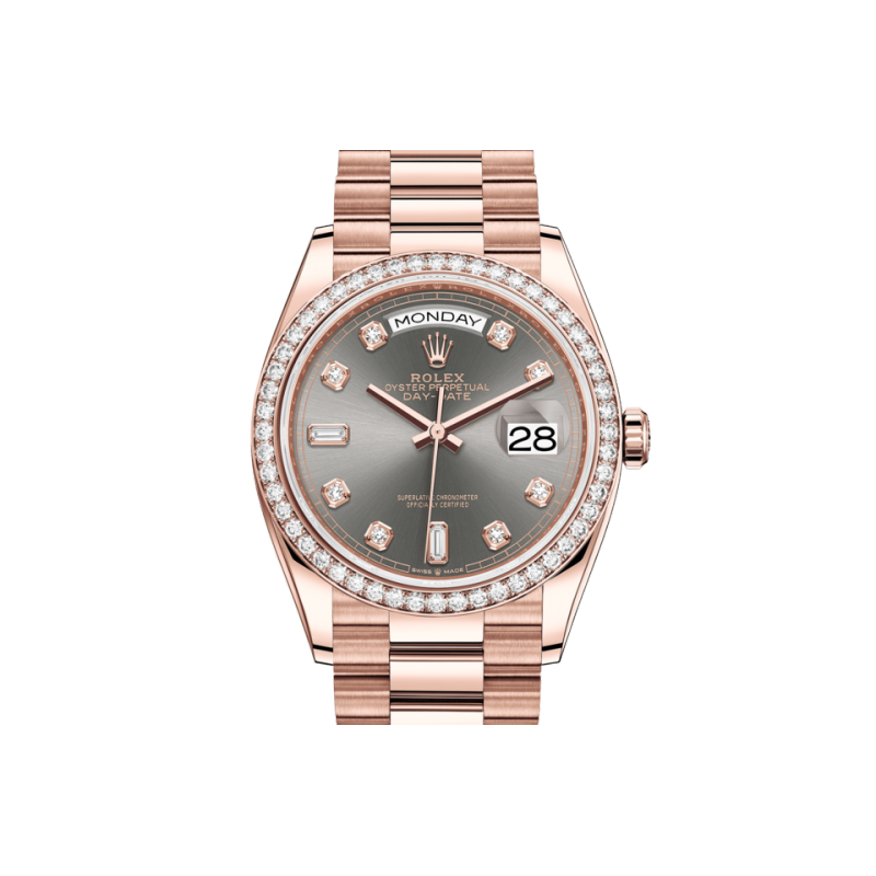 EM Sneakers Rolex Day-Date 128345RBR Grey Dial