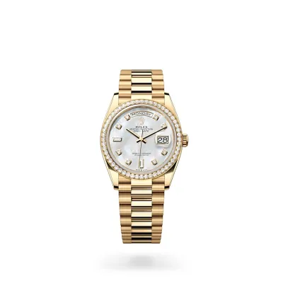 EM Sneakers Rolex Day-Date 128348RBR White Dial 01