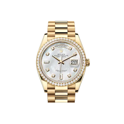 EM Sneakers Rolex Day-Date 128348RBR White Dial 02