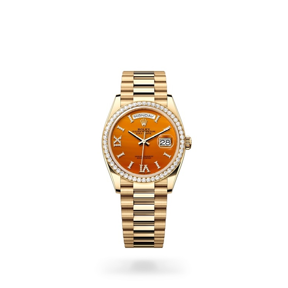 EM Sneakers Rolex Day-Date 128348RBR Carnelian Dial