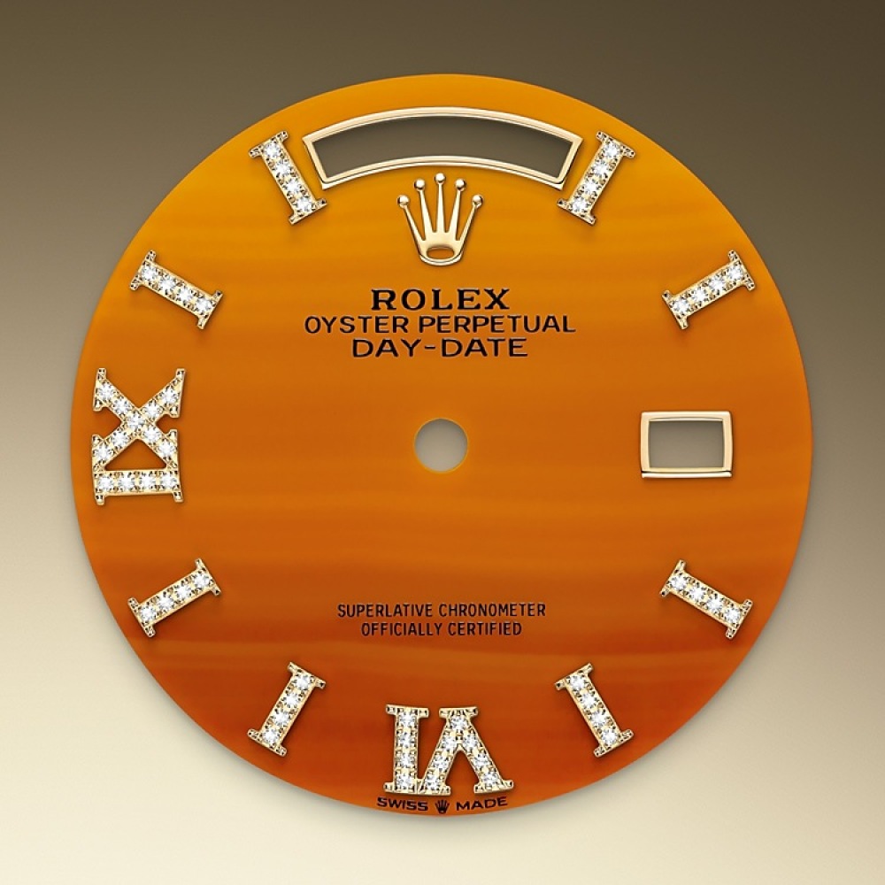 EM Sneakers Rolex Day-Date 128348RBR Carnelian Dial