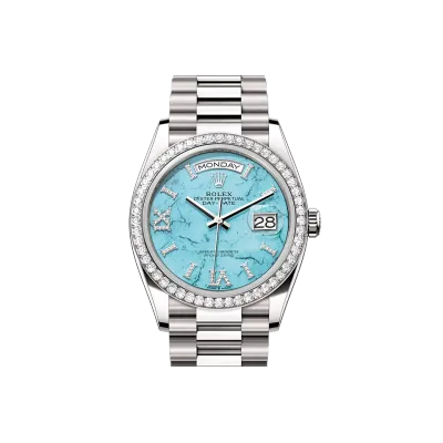 EM Sneakers Rolex Day-Date 128349RBR Turquoise Dial 02