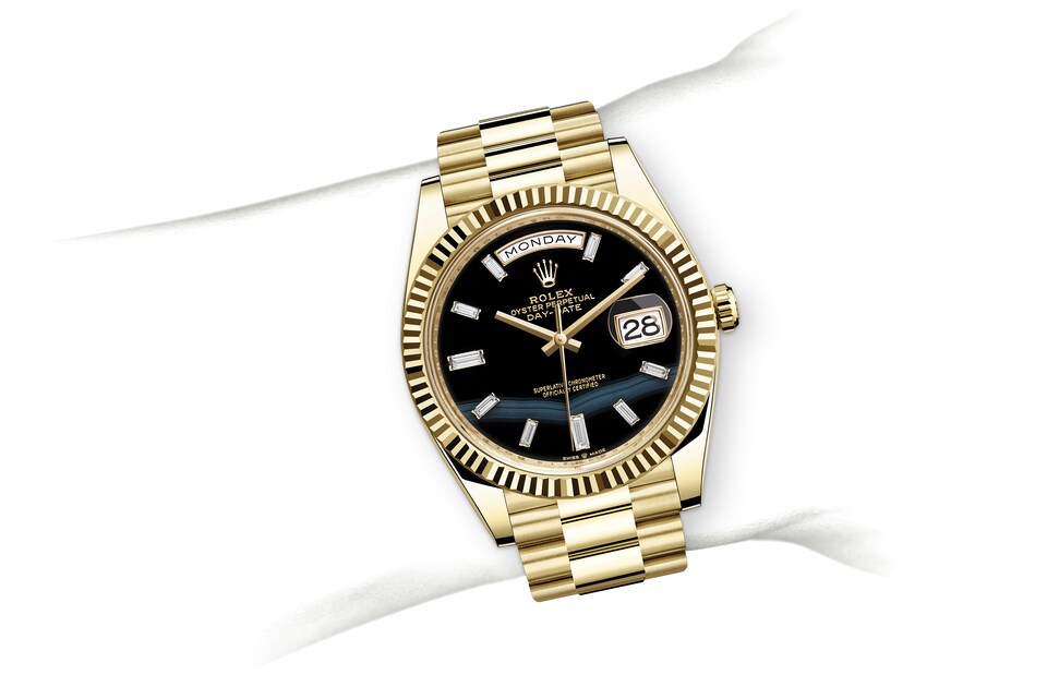 EM Sneakers Rolex Day-Date 228238 Onyx Dial