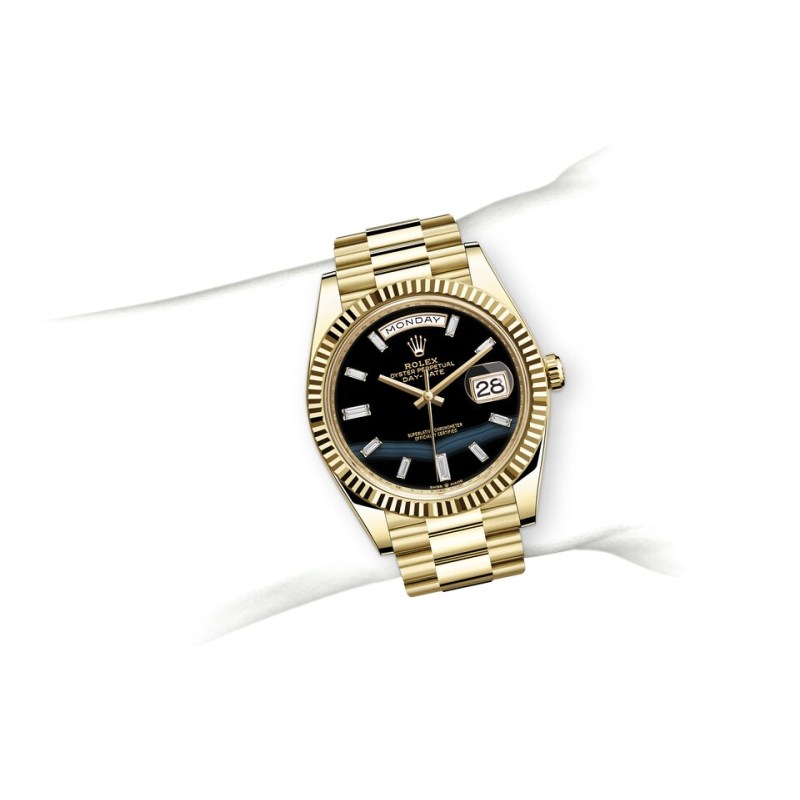 EM Sneakers Rolex Day-Date 228238 Onyx Dial