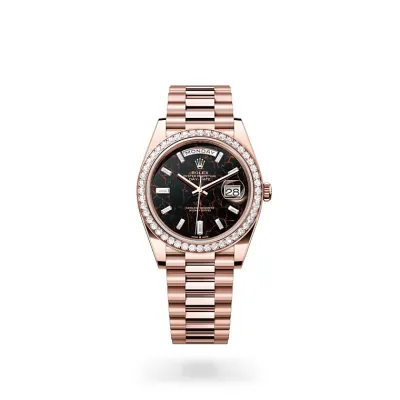 EM Sneakers Rolex Day-Date 228345RBR Hematite Quartz Dial 01