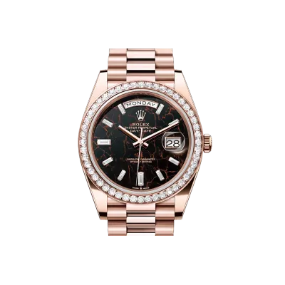 EM Sneakers Rolex Day-Date 228345RBR Hematite Quartz Dial 02