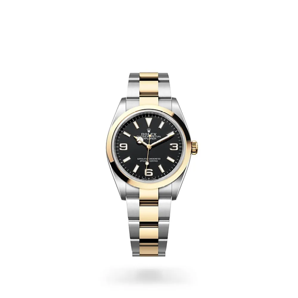 EM Sneakers Rolex Explorer 124273 Gold Case