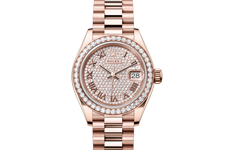 EM Sneakers Rolex Lady-Datejust 279135RBR Diamond Dial