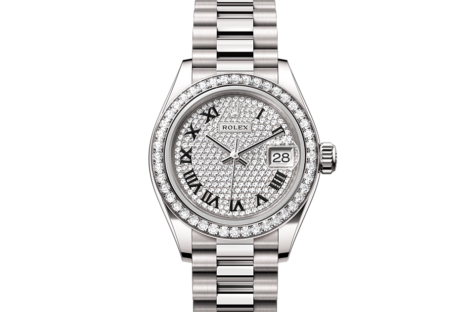 EM Sneakers Rolex Lady-Datejust 279139RBR Diamond Dial