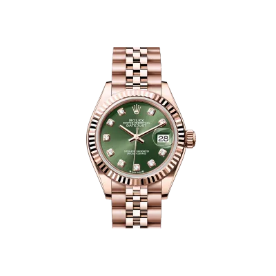 EM Sneakers Rolex Lady-Datejust 279175 Green Dial 02